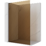 Mexen Kioto L Душ параван Walk-in 70 x 200 см, кафяв, gun metal - 800-070-103-95-32 (800-070-103-95-32)