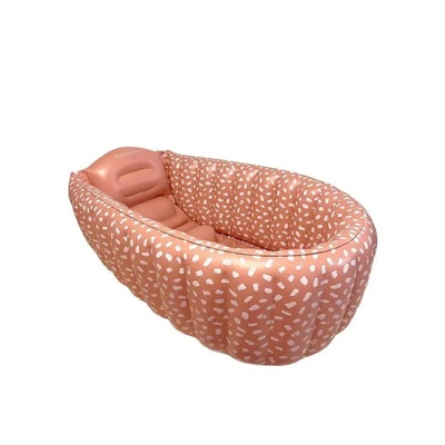 Swim Essentials Swim Essentials: 2в1 Надуваема вана и басейн за деца от 1 година - "Red with dots (SWE-2022SE310)