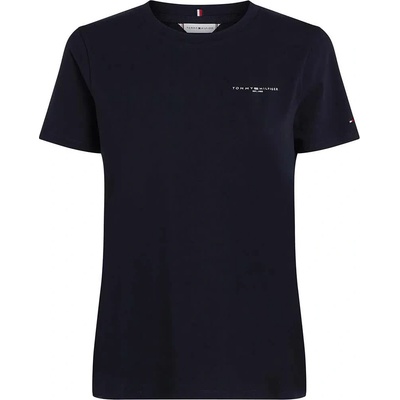 Tommy Hilfiger Тениска Tommy Hilfiger 1985 Reg Mini Corp Logo short sleeve T-shirt - Black