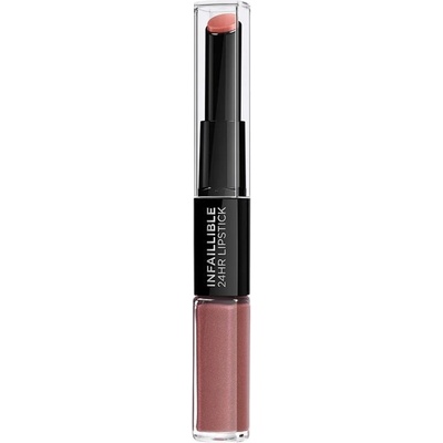 L'Oréal Paris Infallible dlhotrvajúci rúž a lesk na pery 2 v 1 312 Incessant Russet 5 ml