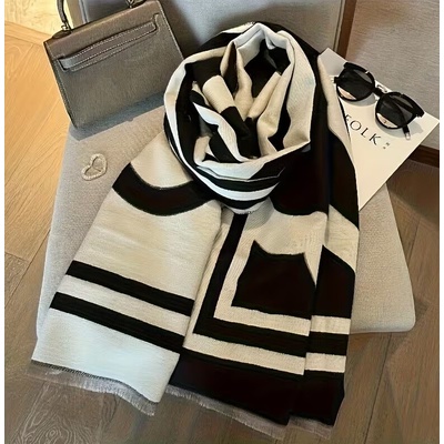 LivCo Corsetti Fashion zimní šál černá bílá