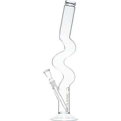 Glassic Skleněný bong Zig Zag 50cm