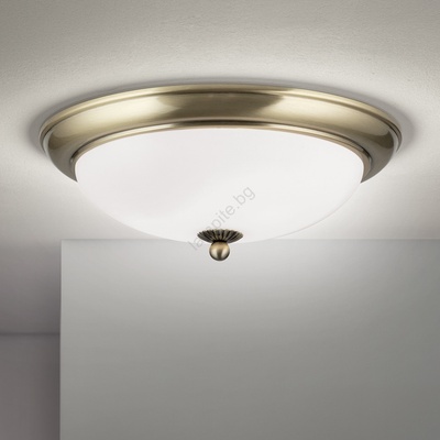 Orion - Потолно осветително тяло EMPIRA 2xE27/40W/230V, диаметър 35, 5 см, бронзово (OR0293)