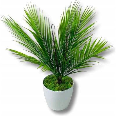 UMĚLÁ PALMA V KVĚTINÁČI, POKOJOVÁ ROSTLINA 54 cm