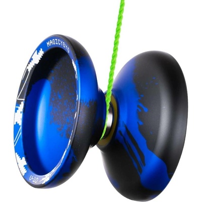 Magicyoyo YoYo V10 na Fingerspin Černý + modrá