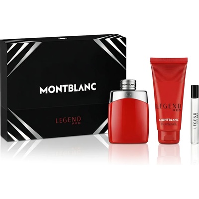 Mont Blanc Legend Red SET1 Подаръчен комплект EDP 100 ml + EDP 7, 5 ml + душ гел 100 ml опция Corner Lines Cover