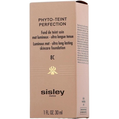 Sisley Phyto-Teint Perfection vysoce krycí make-up pro rozjasnění a vyhlazení pleti 8C Cappuccino 30 ml