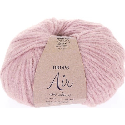 Příze Drops Air uni colour 24 - růžová