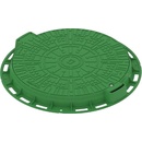 Standartpark Plastový kulatý poklop 800 mm zelená