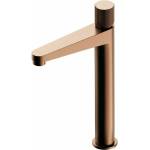 Omnires Висок смесител за мивка Omnires Contour, матирана мед (CT8012CPB)
