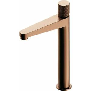 Omnires Висок смесител за мивка Omnires Contour, матирана мед (CT8012CPB)
