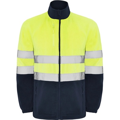 Roly Altair Fleecová mikina Hi Viz HV9305 Navy Blue