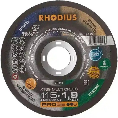 Rhodius Rezný a brúsny kotúč 115 x 1,9 x 22,23 mm 211458