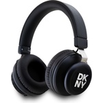 DKNY PU Leather Stack Logo Слушалки