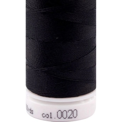 Prima-obchod Nitě Poly Sheen Mettler 200 m, barva 0020 Black