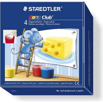Боя за пръсти 100 мл. 4-цветна Noris-Club Mali Staedtler 8814D