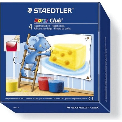 Боя за пръсти 100 мл. 4-цветна Noris-Club Mali Staedtler 8814D
