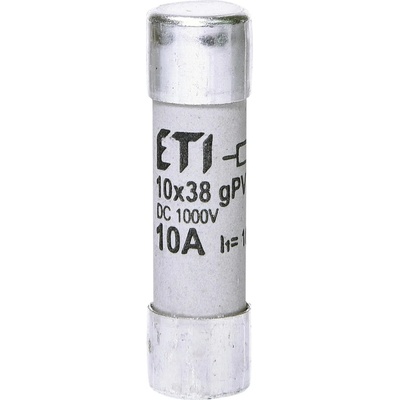 ETI Valcová poistka špeciálna CH10x38 10A gPV 1000V DC 10kA