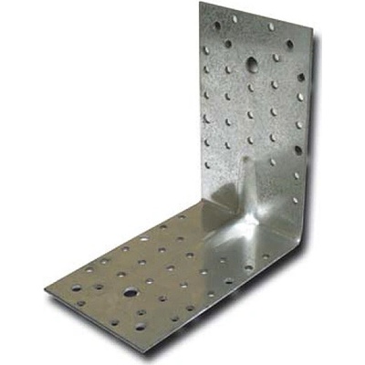 Uholník MA1173, 130x130x100/2,5 mm, Zn, (konzola) rohový, zosilnený