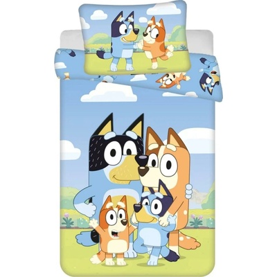 Jerry Fabrics Posteľná bielizeň do postieľky Modráy 100 x 135 cm 40 x 60 cm