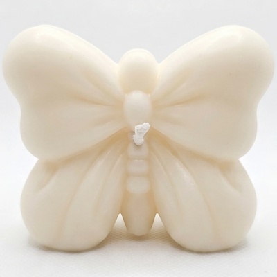 HARAHU Свещ Панделка Пеперуда - Бяла / Ванилия kp40760