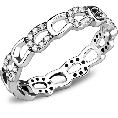 Mabell Dámský prsten z chirurgické oceli BELLE CZ221DA111 5C45