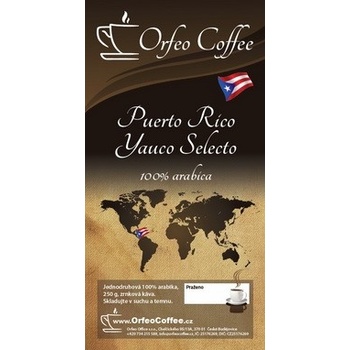 Orfeo coffee Puerto Rico Yauco Selecto 100% arabica 250 g