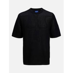 JACK & JONES Блуза Jack and Jones Men's Knitted Crew Sweatshirt - Black