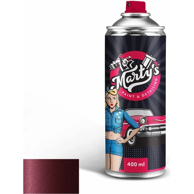 Marty's Barva na auto ve spreji Škoda 9880 Červenofialová 400ml
