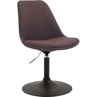 Design Shop Maverick B látka podnož kov černá matná Šedo hnědá Taupe