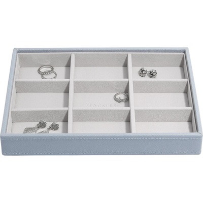 Stackers Ковчеже за бижута Stackers 9 камери cлassic сивкавосиньо (75706)