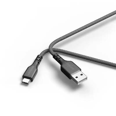 uRage Кабел USB uFlex, USB-A - USB-C, 2.20 m, черен (HAMA-219820)