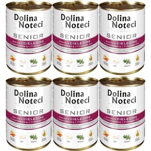 Dolina Noteci Долина Нотец PREMIUM Senior, богат на телешко месо, моркови и мащерка 6x400 г
