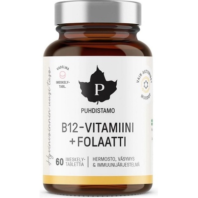 Puhdistamo Vitamin B12 s folátem Quatrefolic 60 tablet