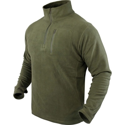 CONDOR OUTDOOR mikina CONDOR 1/4 zip Fleece zelená