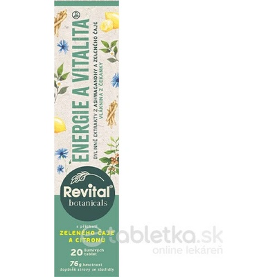 Revital Botanicals Energie a vitalita 20 eff.tabliet