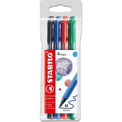 Stabilo pointMax sada 4 barev 488/4