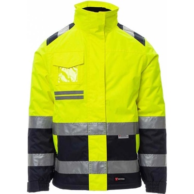 PAYPER hispeed lady 001546-0091 / Дамско двуцветно яке със светлоотразителни ивици - жълто/тъмносиньо xl (001546009101014xl)
