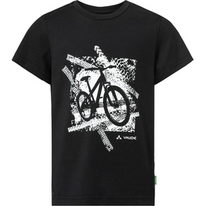 VAUDE Детска тениска Vaude Kid's Lezza T-shirt - Black / White - размер 122/128 (EU) (704-1587-1815)
