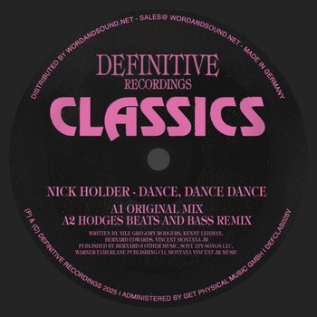 Nick Holder - Dance, Dance, Dance (Orig, Hodges, Trackheadz Rmxs) (a8396eec-c643-49eb-9c4a-00e5dcb6efc1)