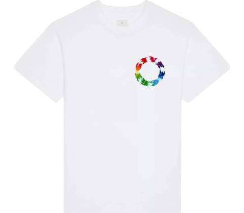 Givenchy Circle White tričko
