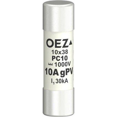 Pojistka válcová PV10/PC10 25A gPV do 1000V DC