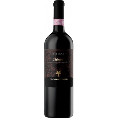 Poggiotondo Chianti Riserva DOCG Bio červené 14% 0,75 l (čistá fľaša)