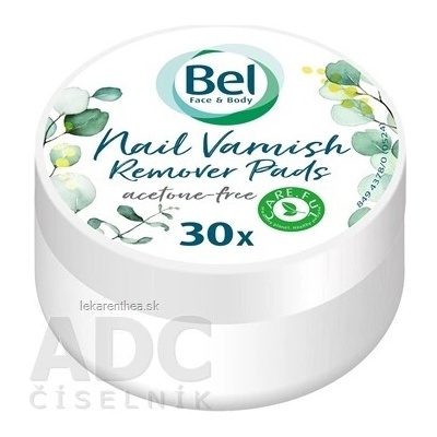 Bel Face & Body odlakovač na nehty bez zápachu 30 ks