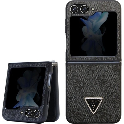 Púzdro Guess 4G PU Leather Triangle Samsung Galaxy Z Flip 5 čierne