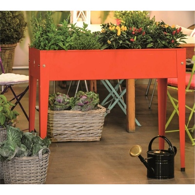 Herstera Urban vyvýšený záhon, červená 100 x 40 x 84 cm HG08901601