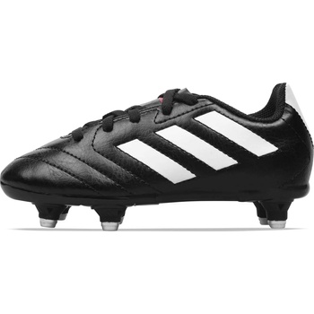 adidas Детски футболни бутонки Adidas Goletto VIII Soft Ground Football Boots Kids - Black/White