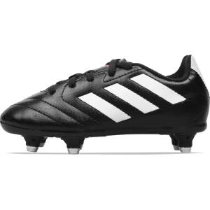 adidas Детски футболни бутонки Adidas Goletto VIII Soft Ground Football Boots Kids - Black/White 09