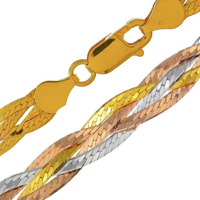 Argento Kombinovaná strieborná retiazka 10690