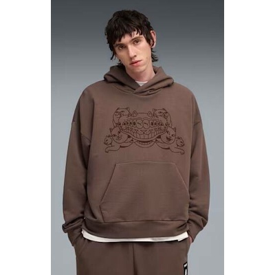 RIPNDIP Puma X RIPNDIP BOXY GRAPHIC HOODIE TR FLAT BRONZE